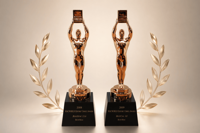 Macworld Eddy award for BusyCal