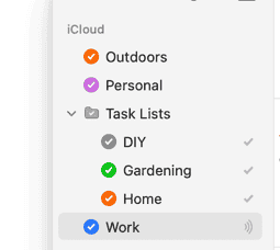 Task Calendars in Sidebar