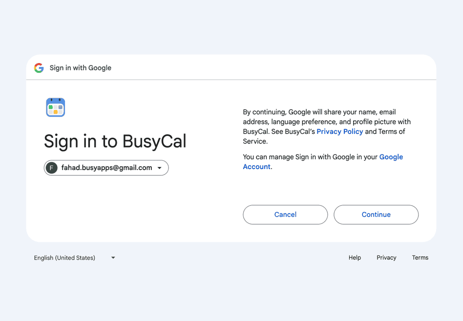 Google Login