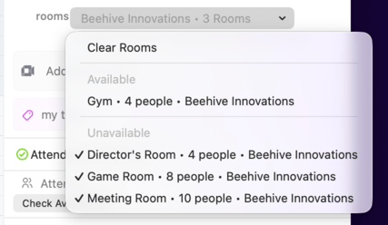 Workspace Rooms
