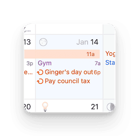 Tasks in Calendar